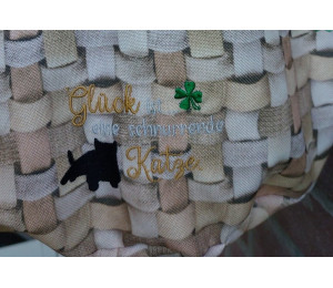 Stickserie - Sprüche Katze Vol. 2 Silhouette